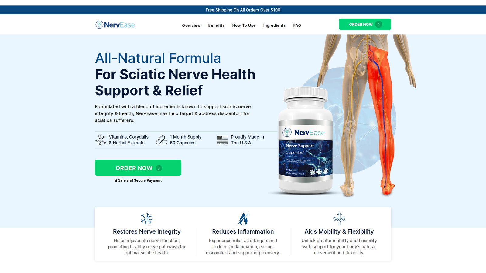 Sciatic nerve pain relief
